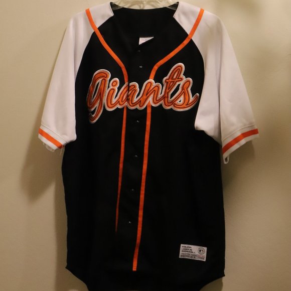 giants button up jersey